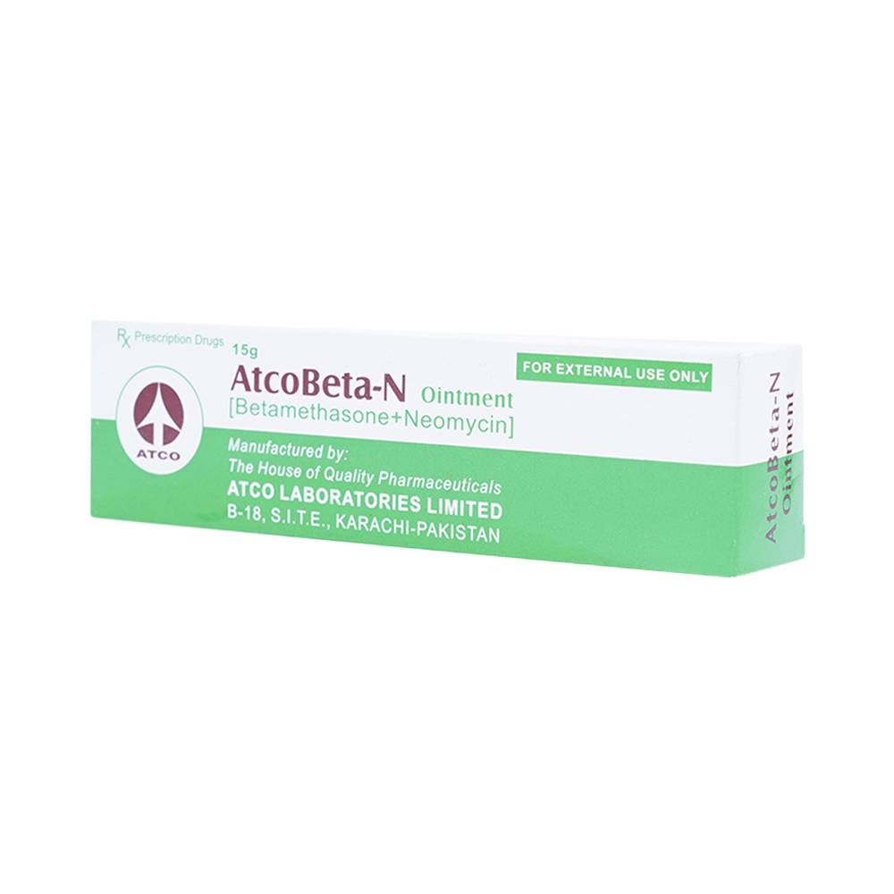 Hình ảnh Thuốc mỡ Atcobeta-N 0,1% Atco điều trị viêm da, chàm dị ứng (15g)