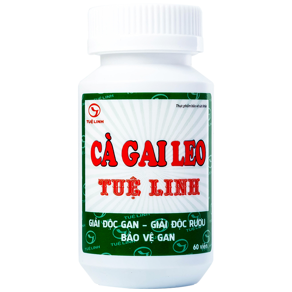 Hình ảnh Viên uống Cà Gai Leo Tuệ Linh bảo vệ và phục hồi tế bào gan, giải độc gan (60 viên)