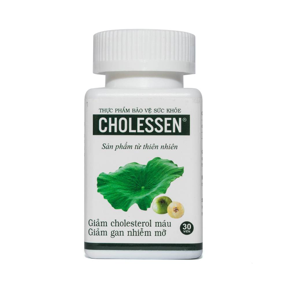 Viên uống Cholessen Decotra giảm cholesterol máu, giảm gan nhiễm mỡ (30 viên)