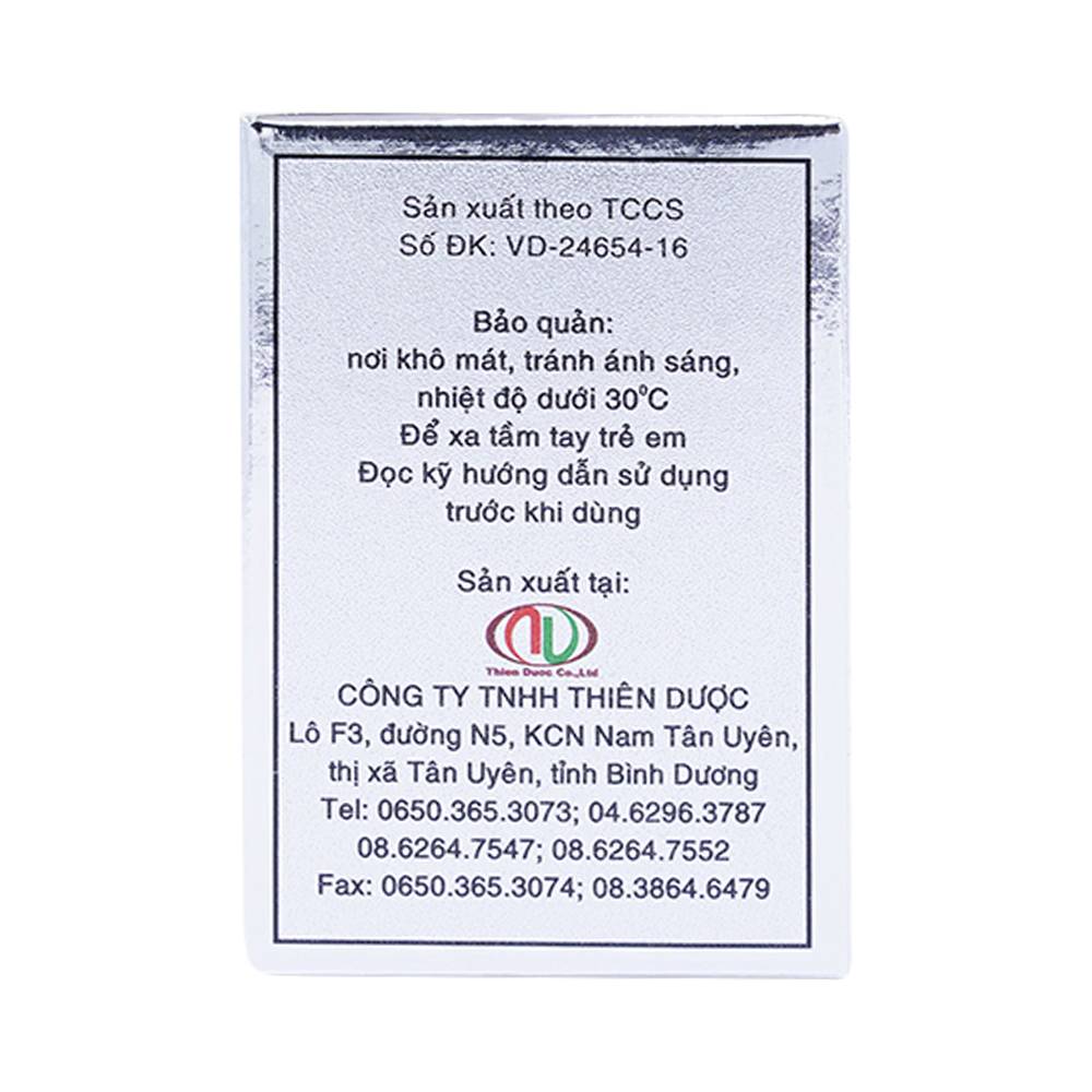 Hình ảnh Thuốc Crila Forte Thiên Dược điều trị phì đại lành tính tuyến tiền liệt, u xơ tử cung (20 viên)