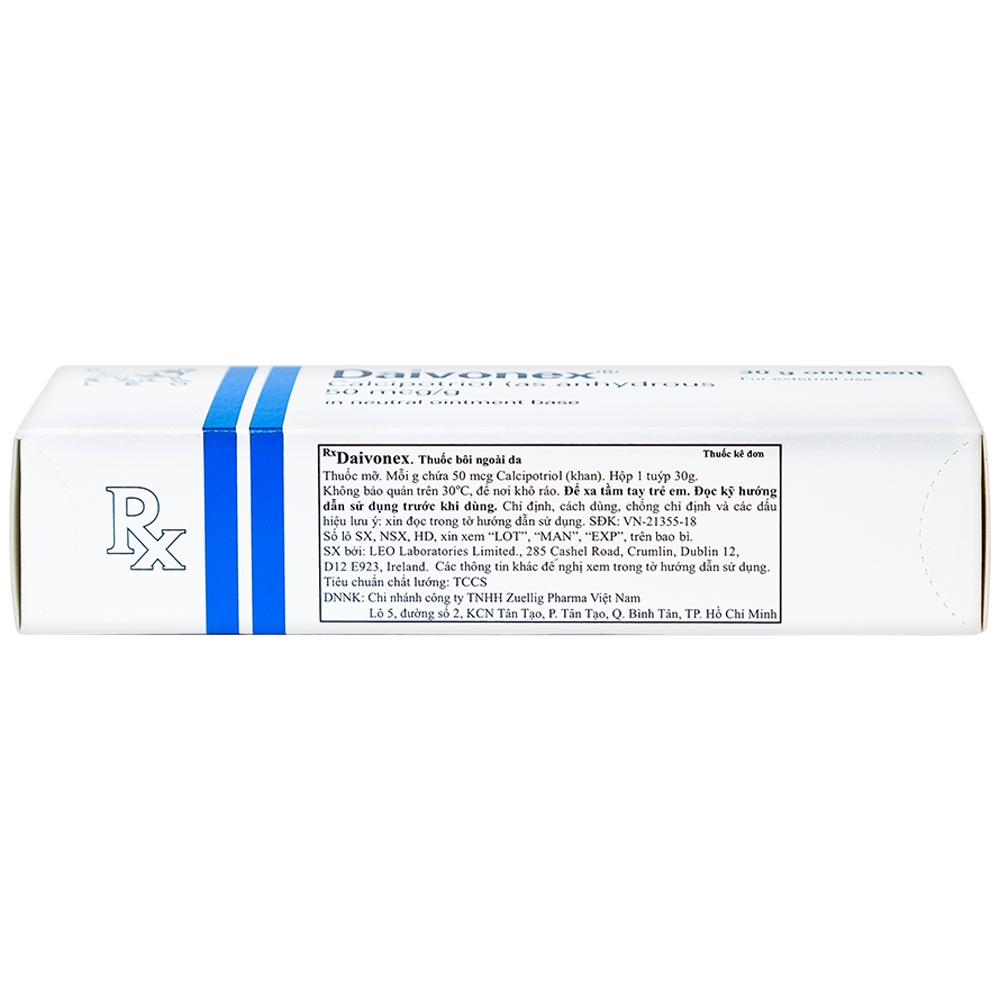Hình ảnh Thuốc mỡ Daivonex 30g LEO điều trị bệnh vẩy nến mảng
