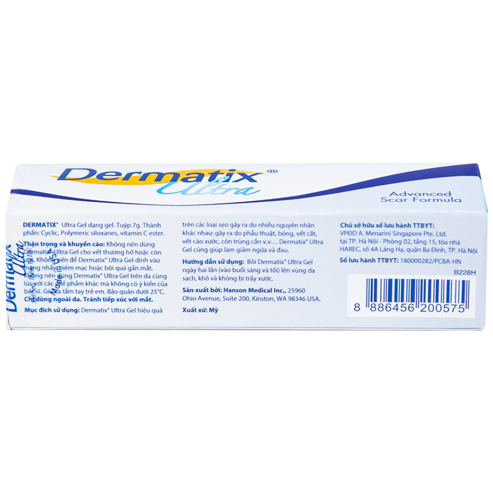 Hình ảnh Gel Dermatix Ultra cải thiện hiệu quả sẹo lồi và sẹo phì đại (7g)