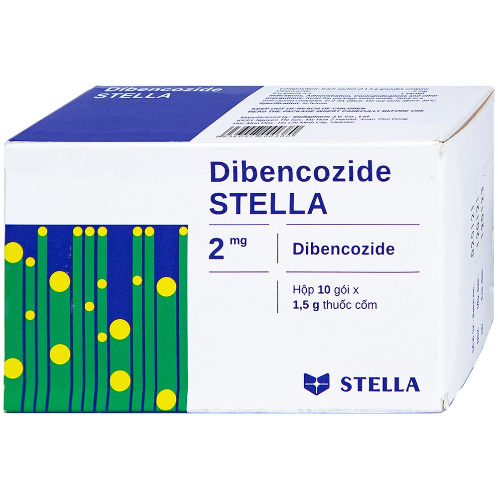 Hình ảnh Thuốc cốm Dibencozide Stella 2mg điều trị hỗ trợ chán ăn, suy dinh dưỡng, chậm lớn (10 gói x 1.5g)