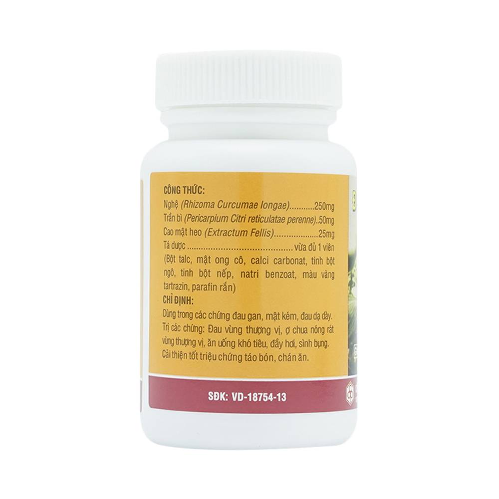 Hình ảnh Viên mật nghệ Đởm Kim Hoàn OPC điều trị đau gan, mật kém, đau dạ dày (240 viên)