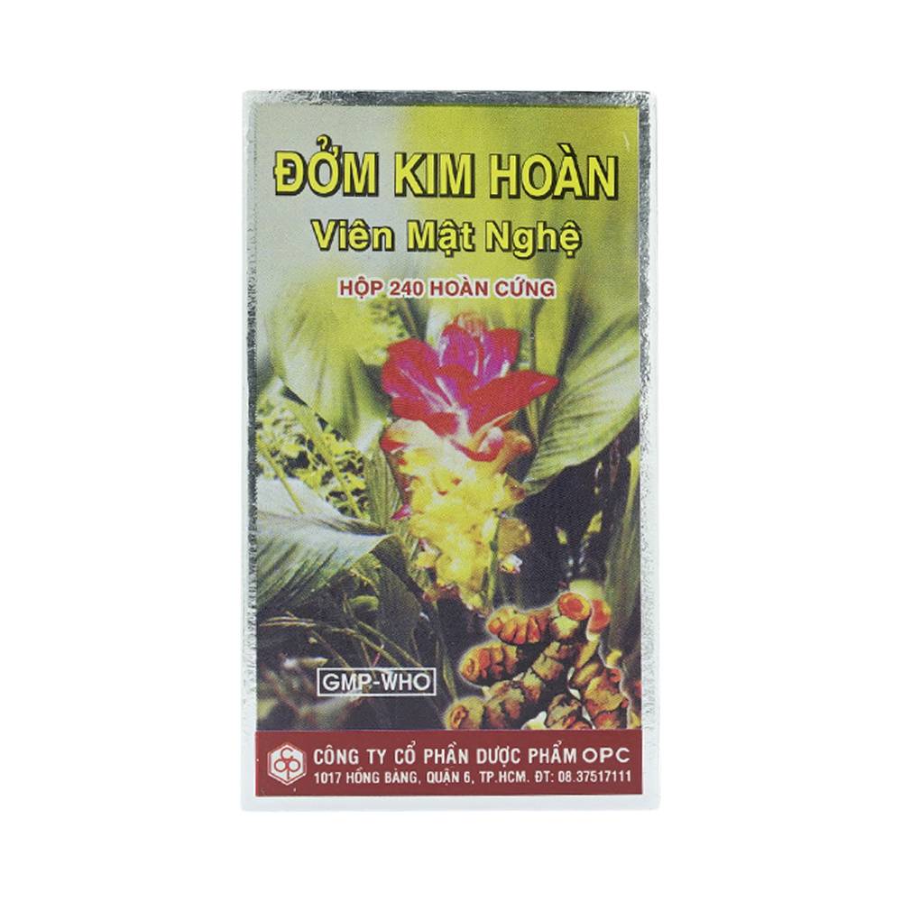 Hình ảnh Viên mật nghệ Đởm Kim Hoàn OPC điều trị đau gan, mật kém, đau dạ dày (240 viên)