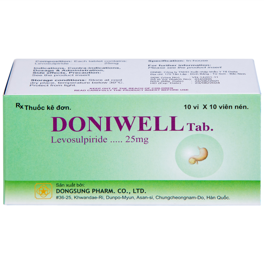 Hình ảnh Thuốc Doniwell Kyung Dong điều trị tâm thần phân liệt (10 vỉ x 10 viên)