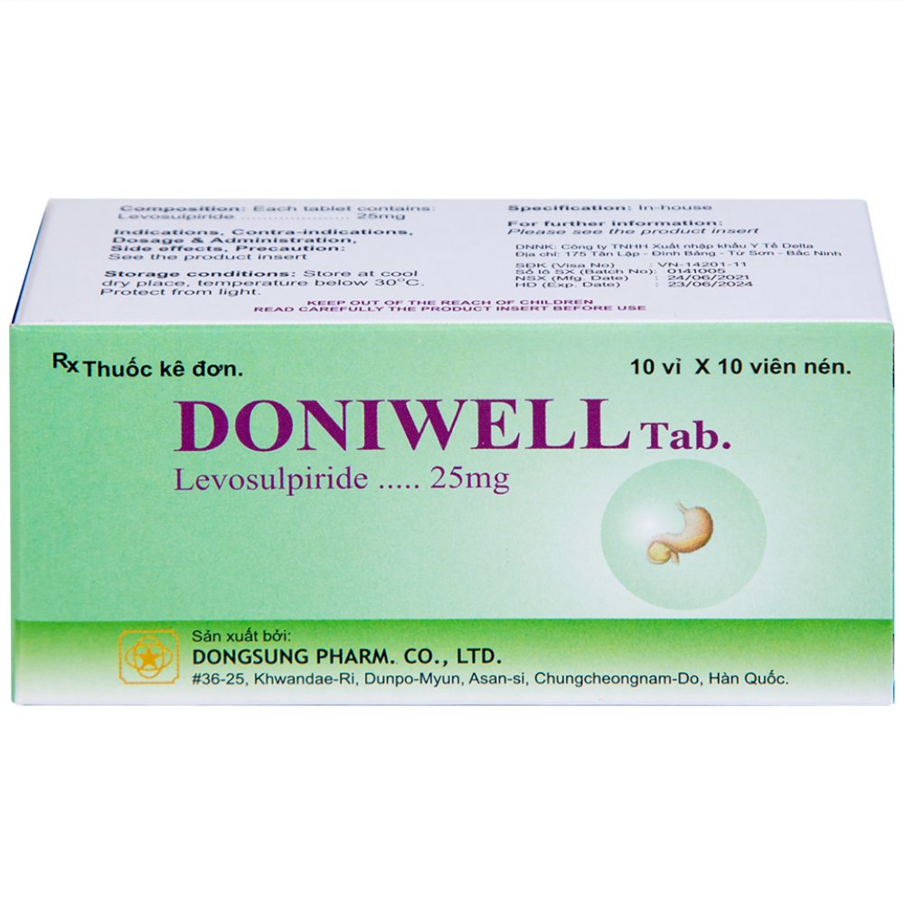 Hình ảnh Thuốc Doniwell Kyung Dong điều trị tâm thần phân liệt (10 vỉ x 10 viên)