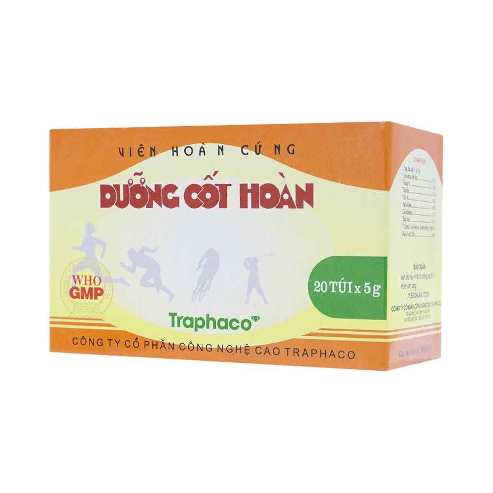 Hình ảnh Thuốc Dưỡng Cốt Hoàn Traphaco điều trị nhức mỏi trong ống xương, đau lưng (20 gói x 5g)