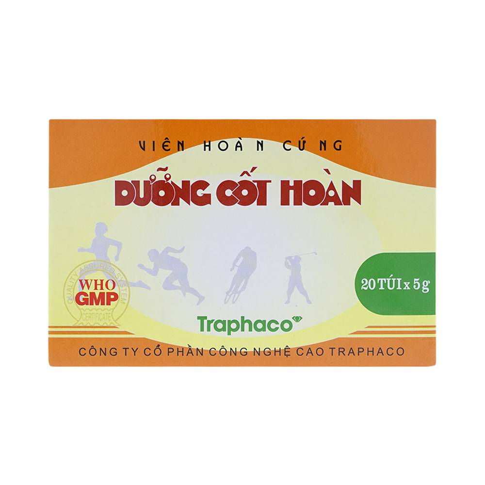 Hình ảnh Thuốc Dưỡng Cốt Hoàn Traphaco điều trị nhức mỏi trong ống xương, đau lưng (20 gói x 5g)