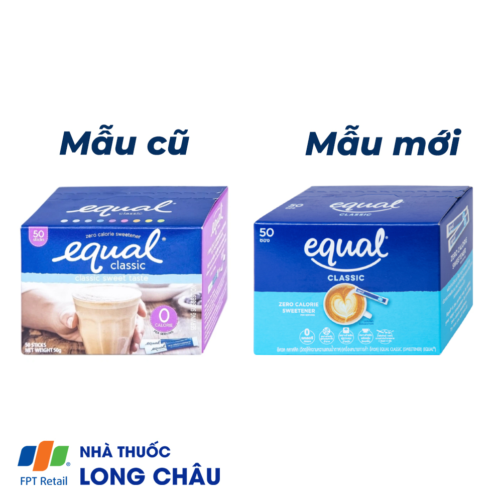 Hình ảnh Đường ăn kiêng Equal Classic Zero Calorie Sweetener (50 gói x 50g)