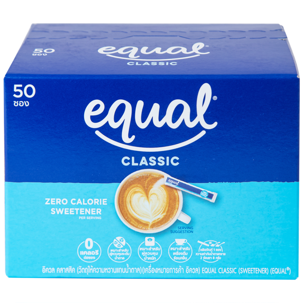Hình ảnh Đường ăn kiêng Equal Classic Zero Calorie Sweetener (50 gói x 50g)