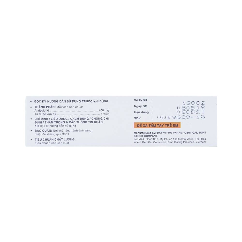 Hình ảnh Thuốc Gayax 400 Davipharm điều trị tâm thần phân liệt (4 vỉ x 7 viên)