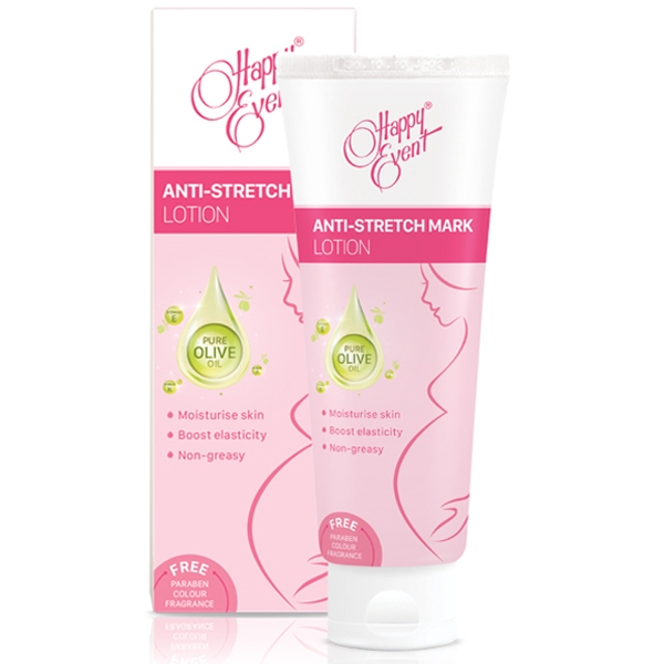 Sữa chống rạn da Happy Event Anti-Stretch Mark Lotion giúp dưỡng ẩm tự nhiên (100ml)