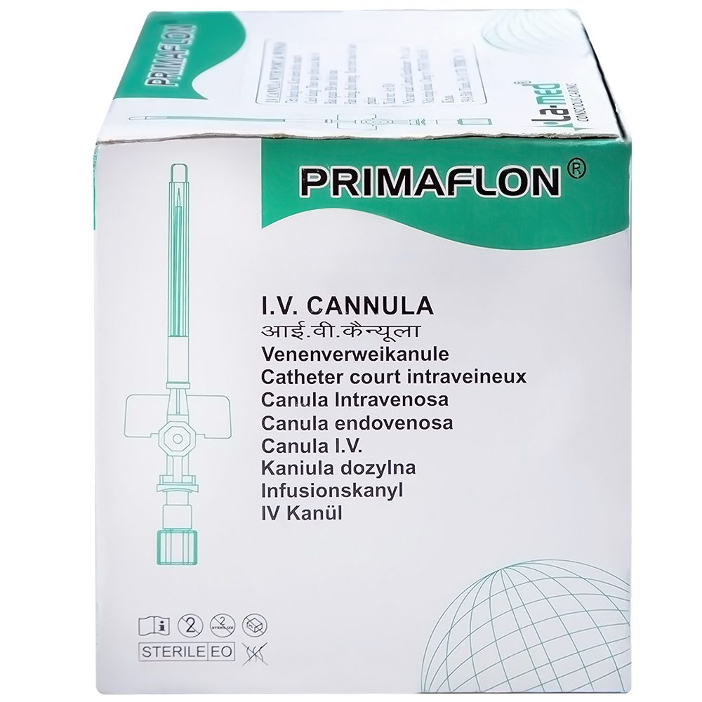 Hình ảnh Kim tiêm tĩnh mạch 22g/25mm Primaflon Lamed hạn chế lệch vỡ vein khi dẫn truyền dịch (100 cây)