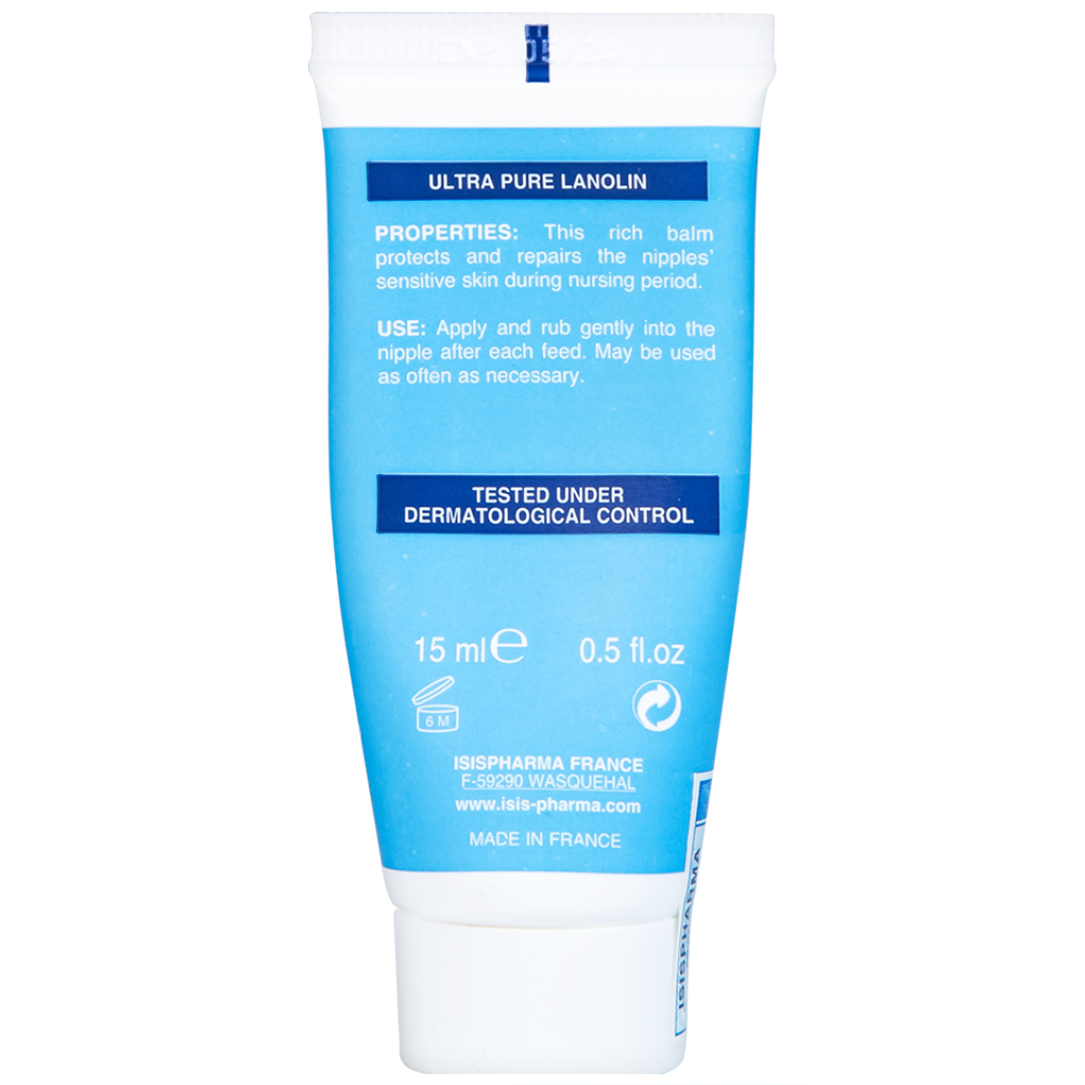 Hình ảnh Kem Isis Pharma Mothercare dưỡng ẩm, giảm khô môi, chàm môi, nứt núm vú (15ml)