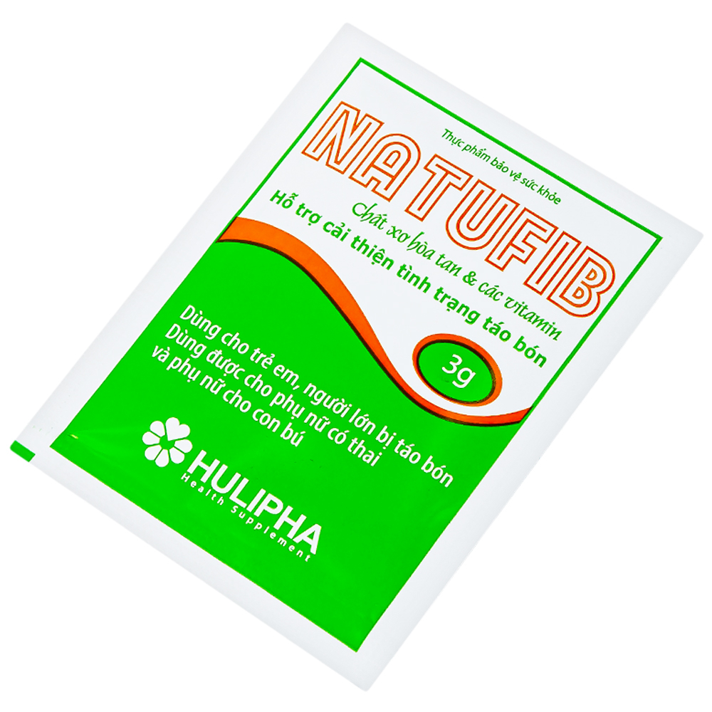 Hình ảnh Cốm Natufib Hulipha hỗ trợ cải thiện tình trạng táo bón (20 gói x 3g)