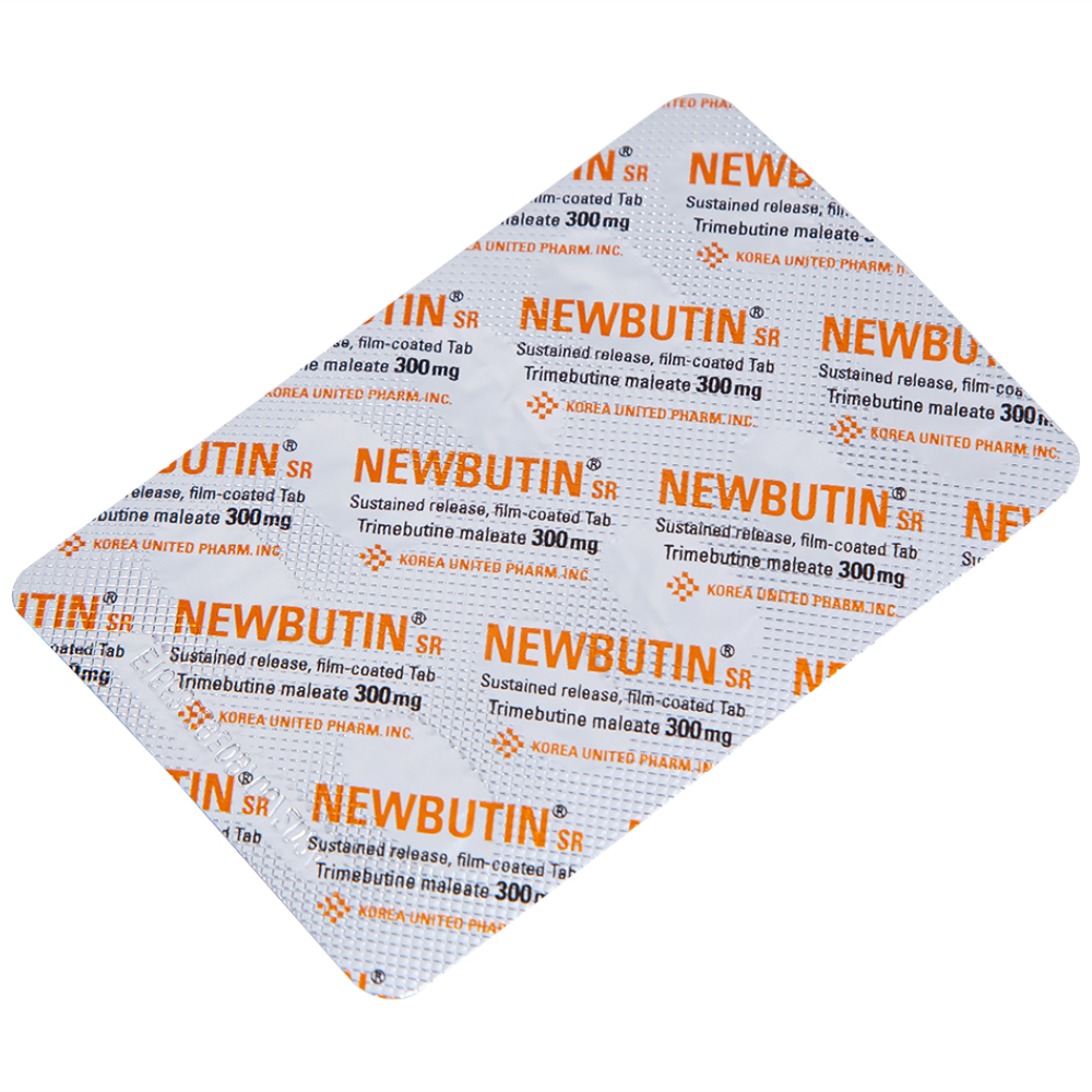 Hình ảnh Viên nén Newbutin SR 300mg Korea United điều trị trào ngược dạ dày - thực quản (3 vỉ x 10 viên)