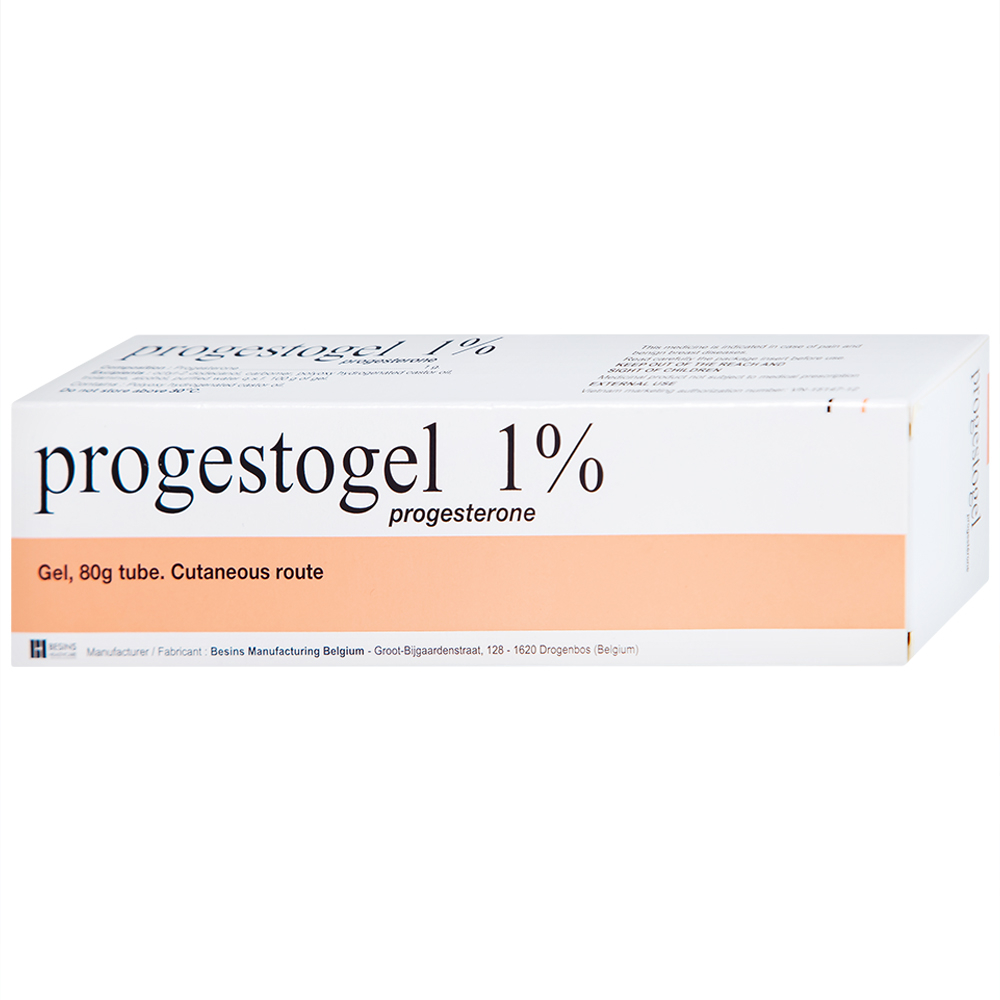 Hình ảnh Gel Progestogel 1% Kolmar điều trị các bệnh vú lành tính (80g)