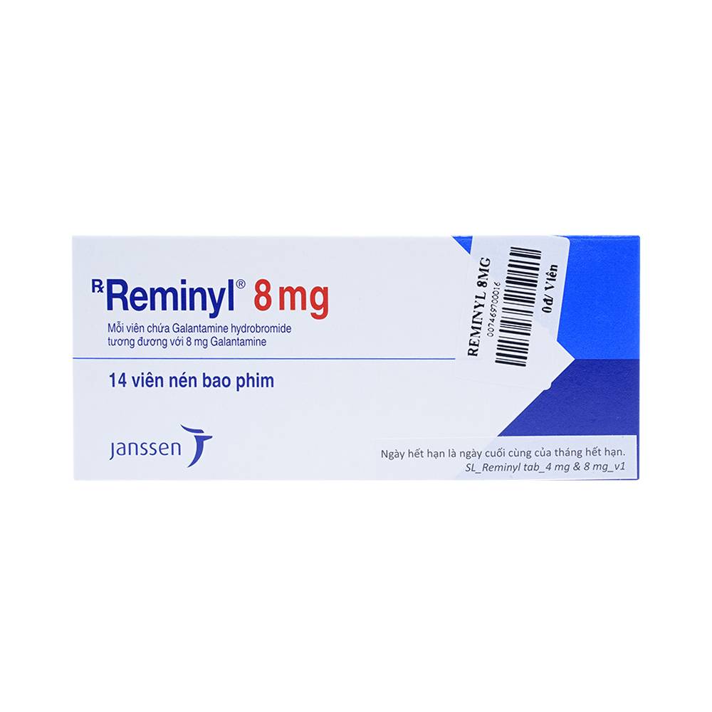 Hình ảnh Thuốc Reminyl 8mg Janssen điều trị sa sút trí tuệ (1 vỉ x 14 viên)