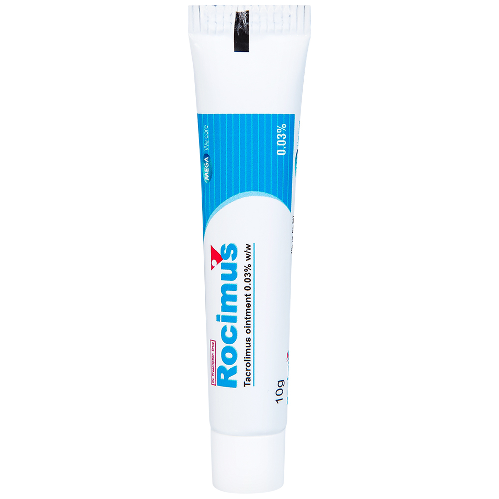 Hình ảnh Thuốc mỡ bôi da Rocimus 0.03% MEGA We care điều trị viêm da cơ địa (10g)