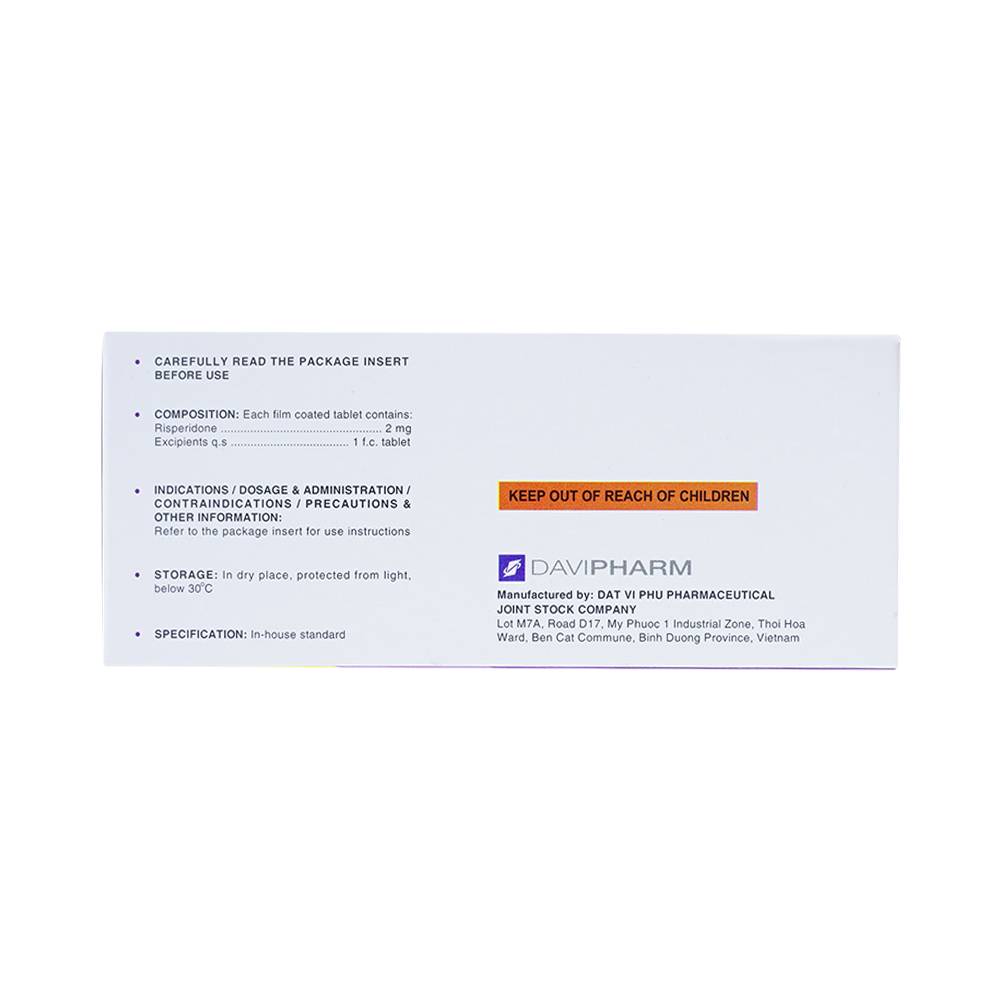 Hình ảnh Thuốc Sernal Davipharm điều trị bệnh loạn tâm thần cấp và mạn (10 vỉ x 10 viên)