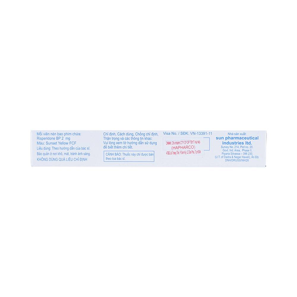Hình ảnh Thuốc Sizodon 2 Sunplay điều trị bệnh tâm thần phân liệt (3 vỉ x 10 viên)