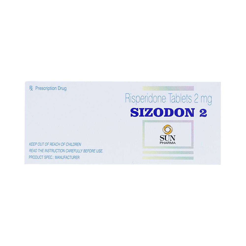 Hình ảnh Thuốc Sizodon 2 Sunplay điều trị bệnh tâm thần phân liệt (3 vỉ x 10 viên)