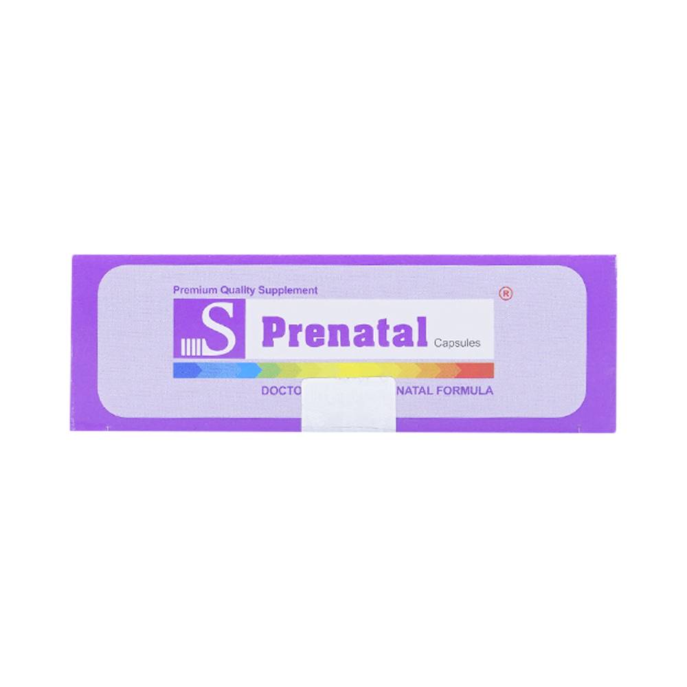 Hình ảnh Viên uống S Prenatal bổ sung vitamin và khoáng chất (3 vỉ x 10 viên)