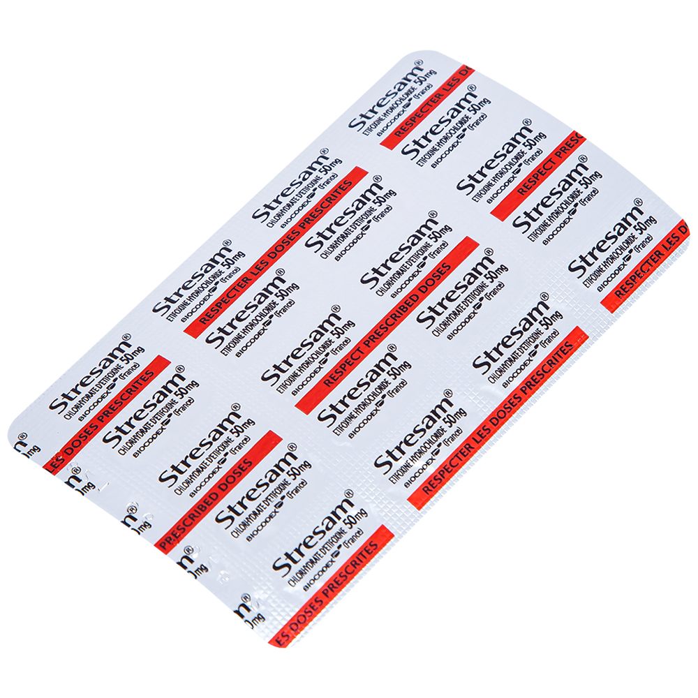 Hình ảnh Thuốc Stresam Biocodex điều trị các biểu hiện dạng tâm thể của lo âu (3 vỉ x 20 viên)