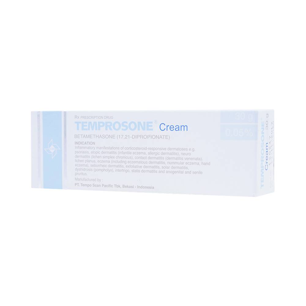 Hình ảnh Kem bôi Temprosone Cream điều trị vảy nến, viêm da thượng bì (30g)