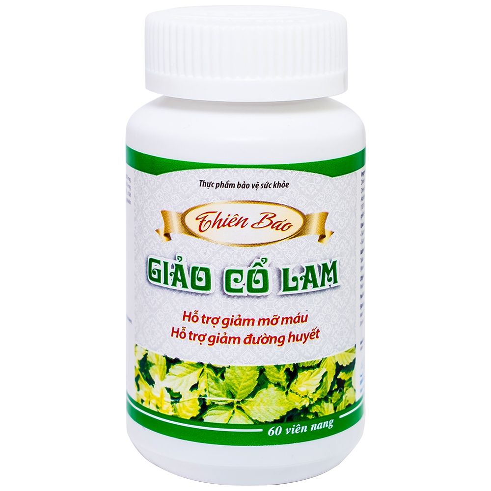 Hình ảnh Viên uống Giảo Cổ Lam Thiên Bảo hỗ trợ giảm mỡ máu, giảm đường huyết (60 viên)
