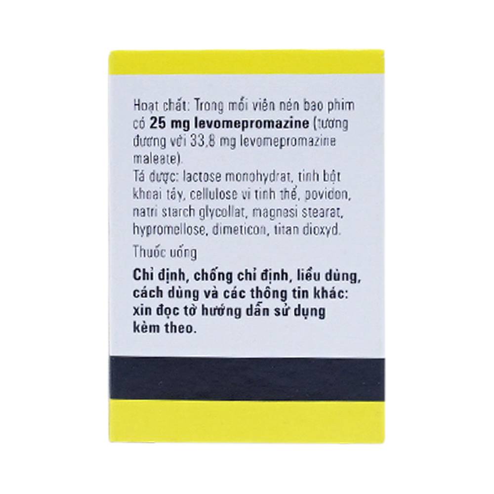 Hình ảnh Thuốc Tisercin 25mg Egis điều trị loạn thần (1 lọ x 50 viên)