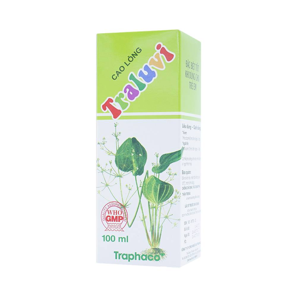 Hình ảnh Cao Lỏng Traluvi Traphaco điều trị biếng ăn, ra mồ hôi trộm (100ml)