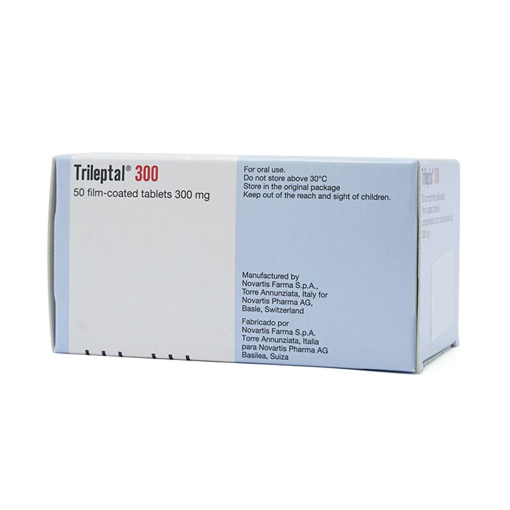 Hình ảnh Thuốc Trileptal 300 Novartis điều trị động kinh cục bộ (5 vỉ x 10 viên)