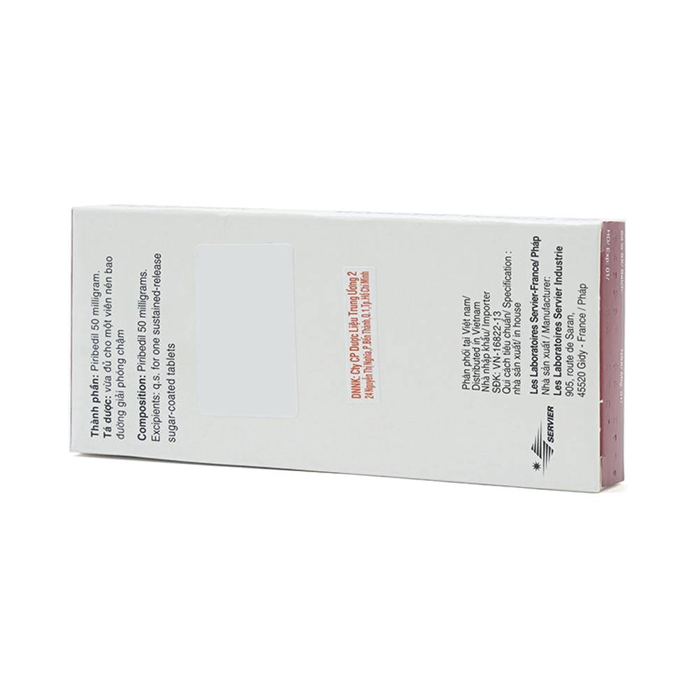 Hình ảnh Thuốc Trivastal Retard 50 Servier điều trị bệnh Parkinson (2 vỉ x 15 viên)