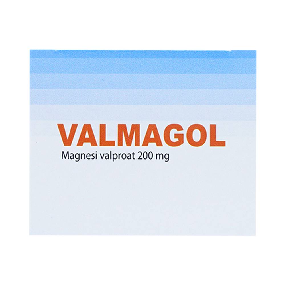 Hình ảnh Thuốc Valmagol 200mg Davipharm điều trị các cơn đau toàn thể, cục bộ (10 vỉ x 10 viên)