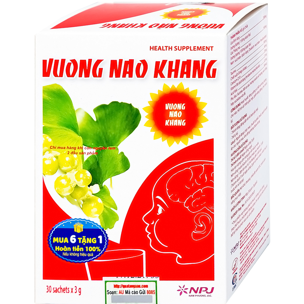 Bột Vương Não Khang IMC hoạt huyết, tăng cường vi chất cho não, cải thiện giấc ngủ (30 gói)