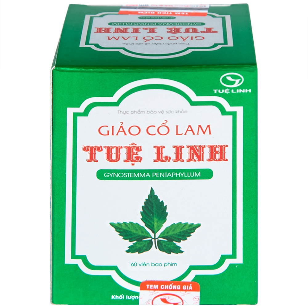 Hình ảnh Viên uống Giảo Cổ Lam Tuệ Linh hỗ trợ chuyển hóa đường, giảm nguy cơ đường huyết cao (60 viên)
