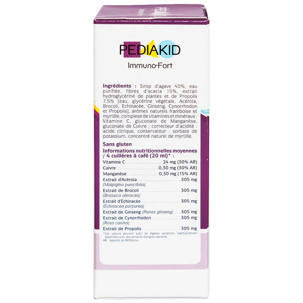 Hình ảnh Siro Pediakid Immuno-Fort hỗ trợ tăng đề kháng, giúp bảo vệ sức khỏe (125ml)