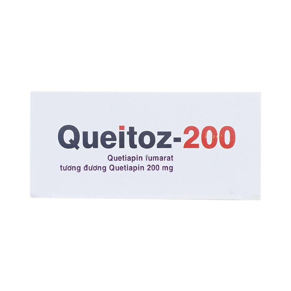 Hình ảnh Thuốc Queitoz-200 Davipharm điều trị tâm thần phân liệt (4 vỉ x 7 viên)