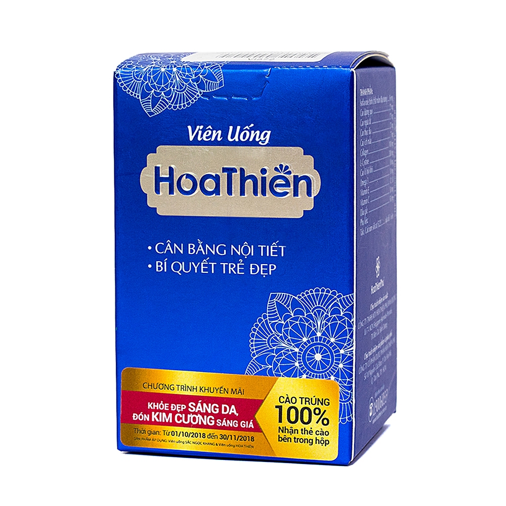 Hình ảnh Viên uống Hoa Thiên bổ máu, tăng cường hoạt huyết (30 viên)