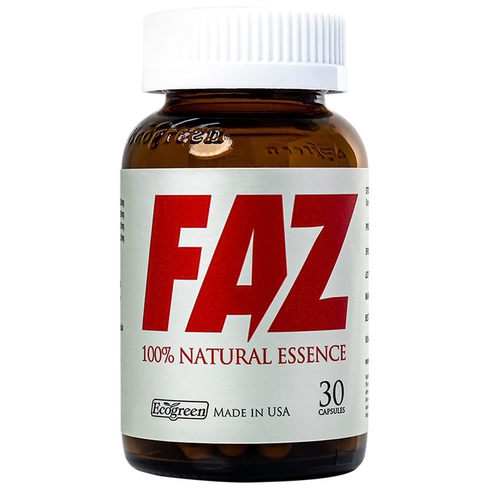 Hình ảnh Viên uống FAZ Ecogreen hỗ trợ giảm cholesterol toàn phần, giảm LDL-c (30 viên)