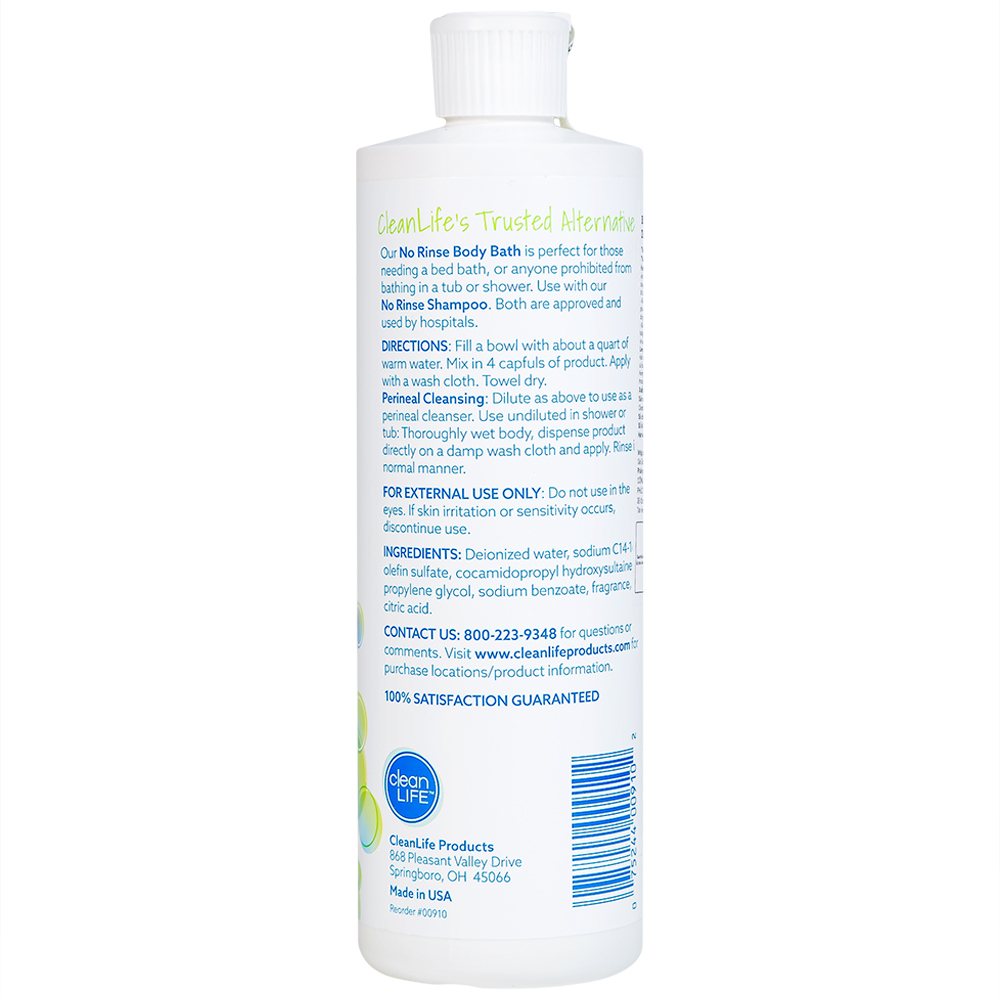 Hình ảnh Sữa tắm không cần dùng nước NoRinse Body Bath thay thế cách tắm thông thường (473,1ml)