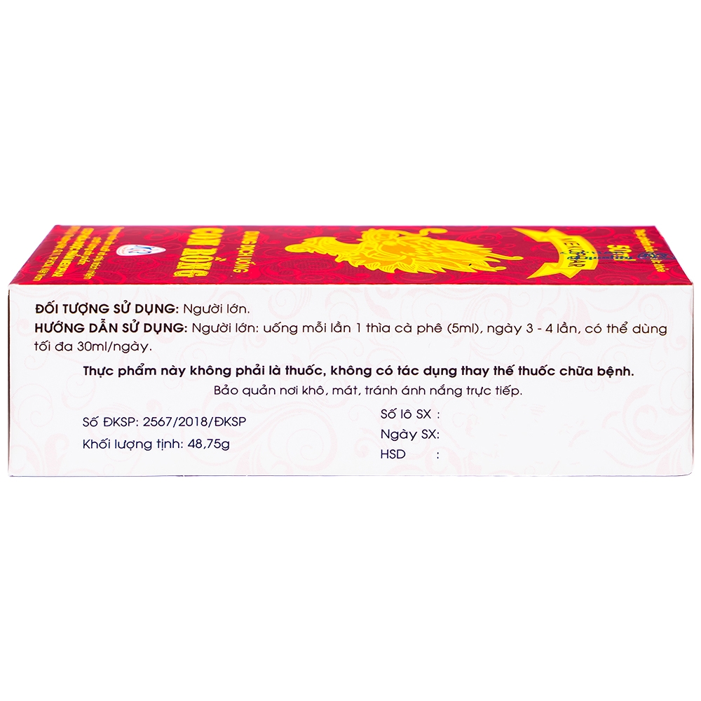 Hình ảnh Dung dịch uống Con Rồng Mekophar hỗ trợ tăng cường sức khỏe đường ruột (50ml)