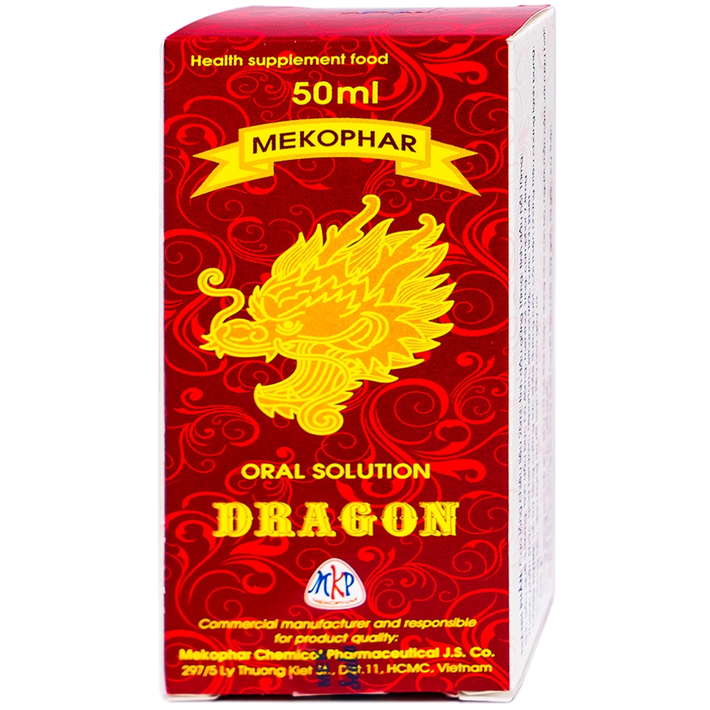 Hình ảnh Dung dịch uống Con Rồng Mekophar hỗ trợ tăng cường sức khỏe đường ruột (50ml)