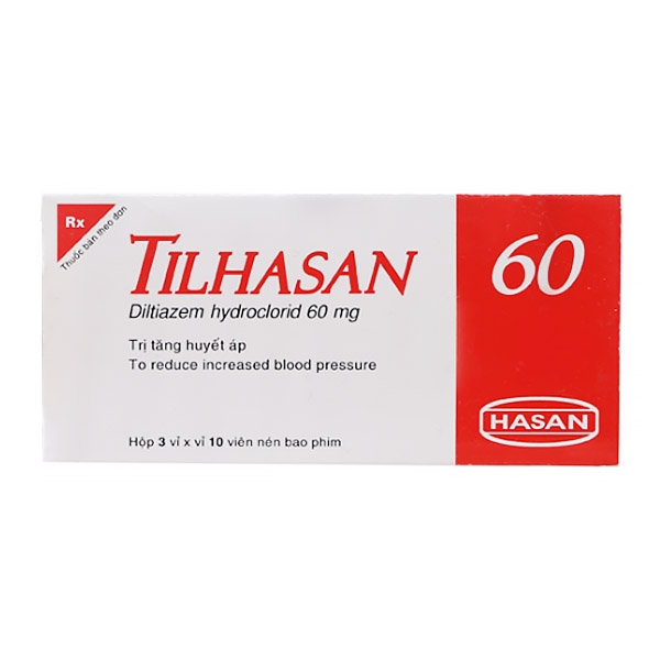 Hình ảnh Thuốc Tilhasan 60 Hasan điều trị tăng huyết áp (3 vỉ x 10 viên)