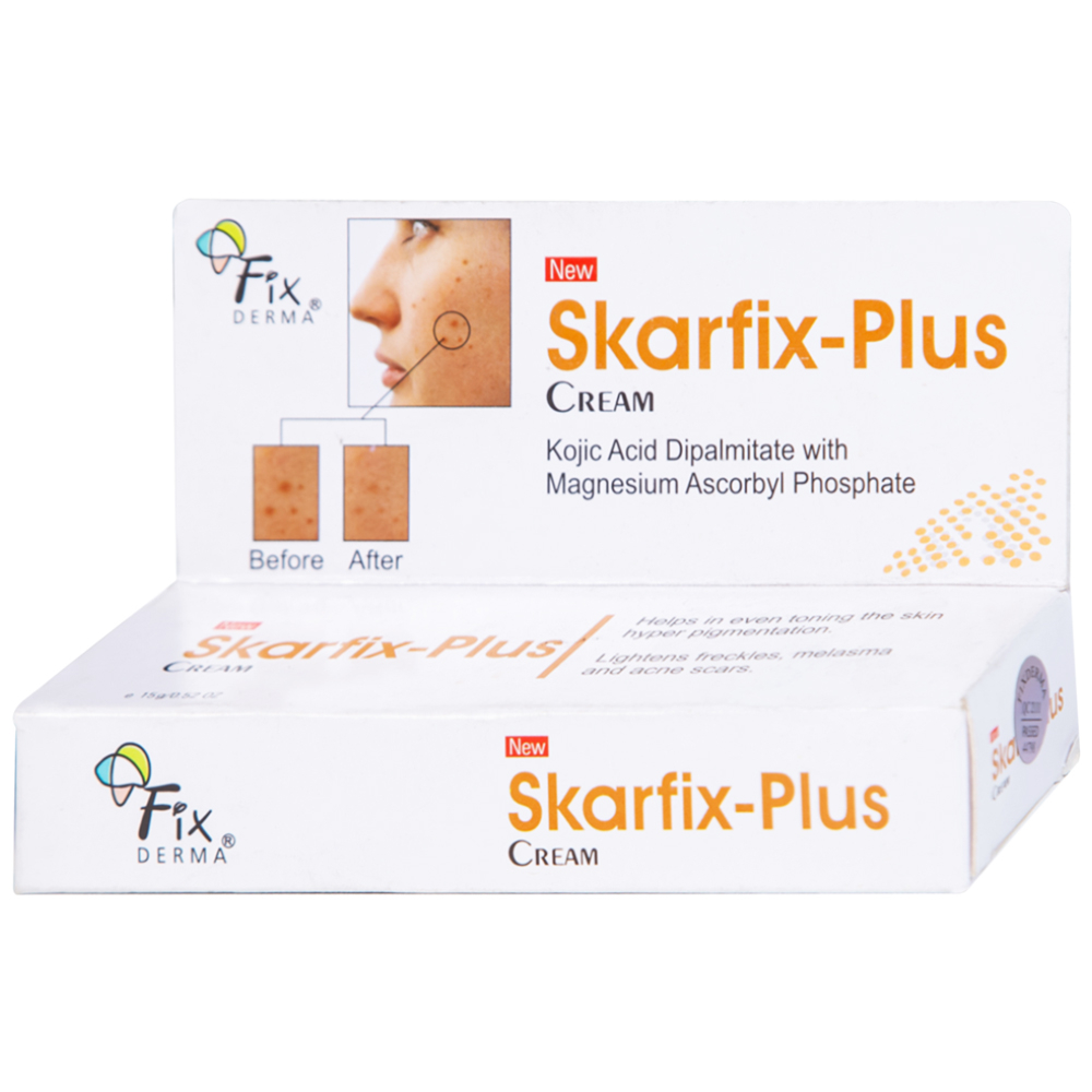 Hình ảnh Kem làm sáng da Skarfix-Plus Cream Fixderma mờ vết thâm, đốm đen (15g)