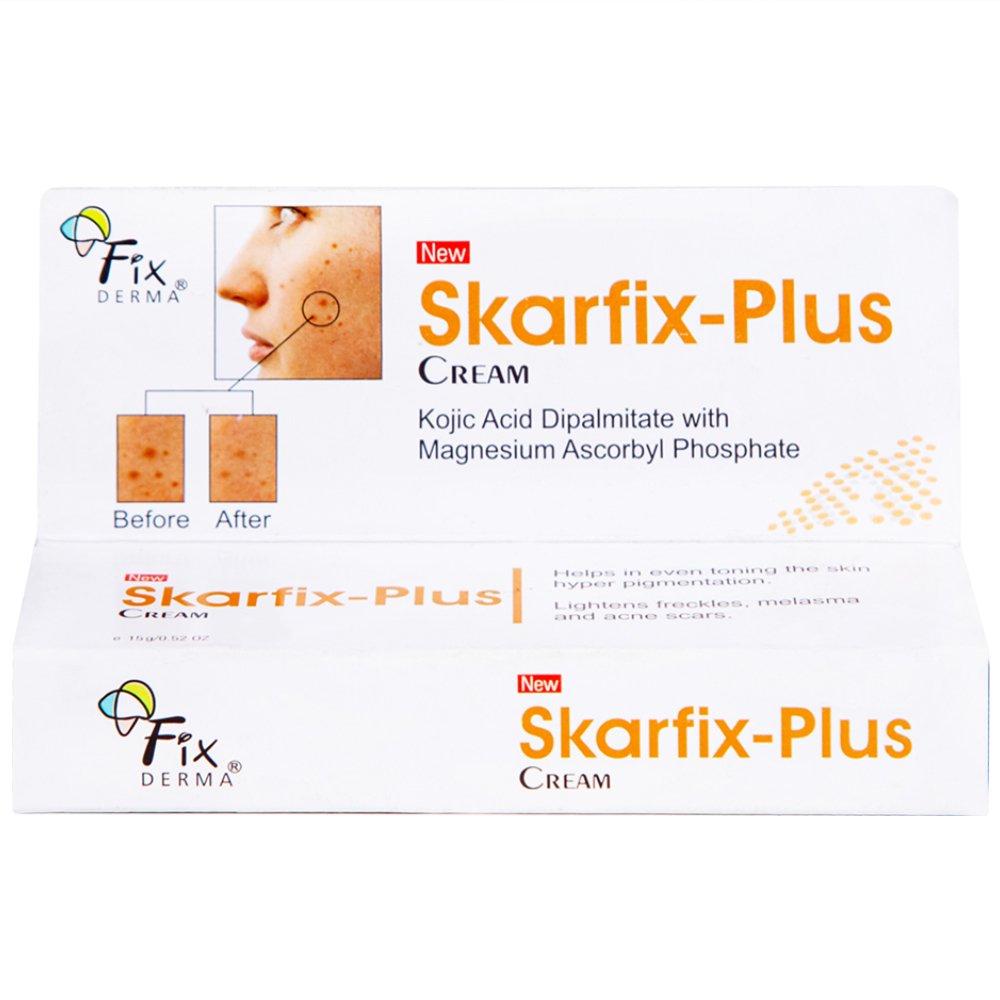Hình ảnh Kem làm sáng da Skarfix-Plus Cream Fixderma mờ vết thâm, đốm đen (15g)