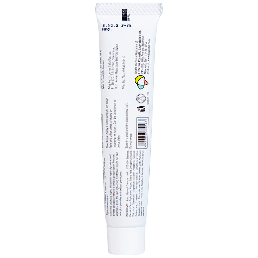 Hình ảnh Kem làm sáng da Skarfix-Plus Cream Fixderma mờ vết thâm, đốm đen (15g)