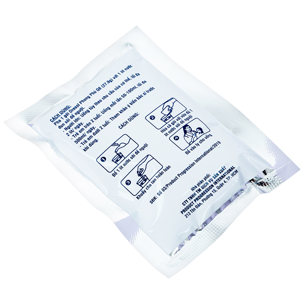 Hình ảnh Bột pha Oresol Phong Phú Q8 PPI giúp bù nước và chất điện giải (100 gói)